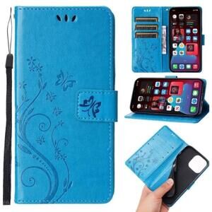 3-in-1 Phone Case In Blue For iPhone 14 Pro Max